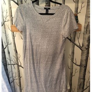 Gap Short-Sleeved Grey T-shirt Dress
